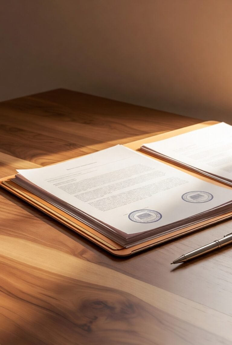 Organized documents for TDLR lawful presence verification for cosmetology license renewal