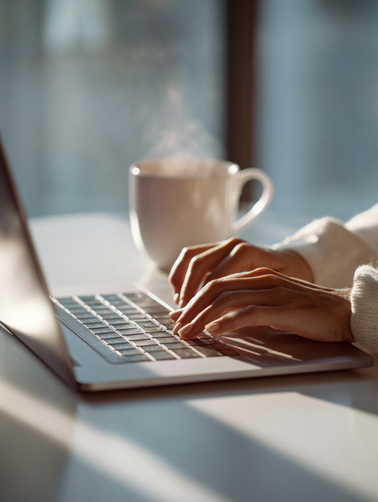 Cosmetologist completing TDLR license renewal online through the portal