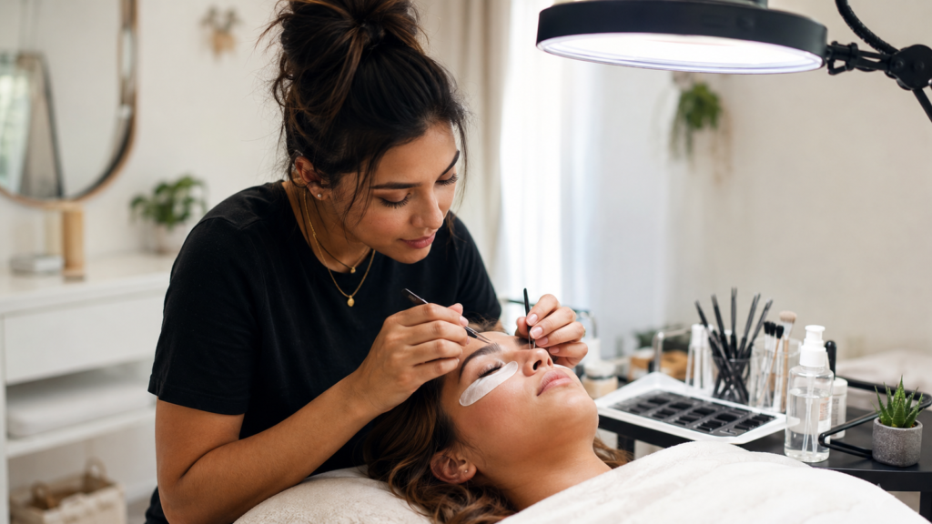 salon owner preparing for an inspection