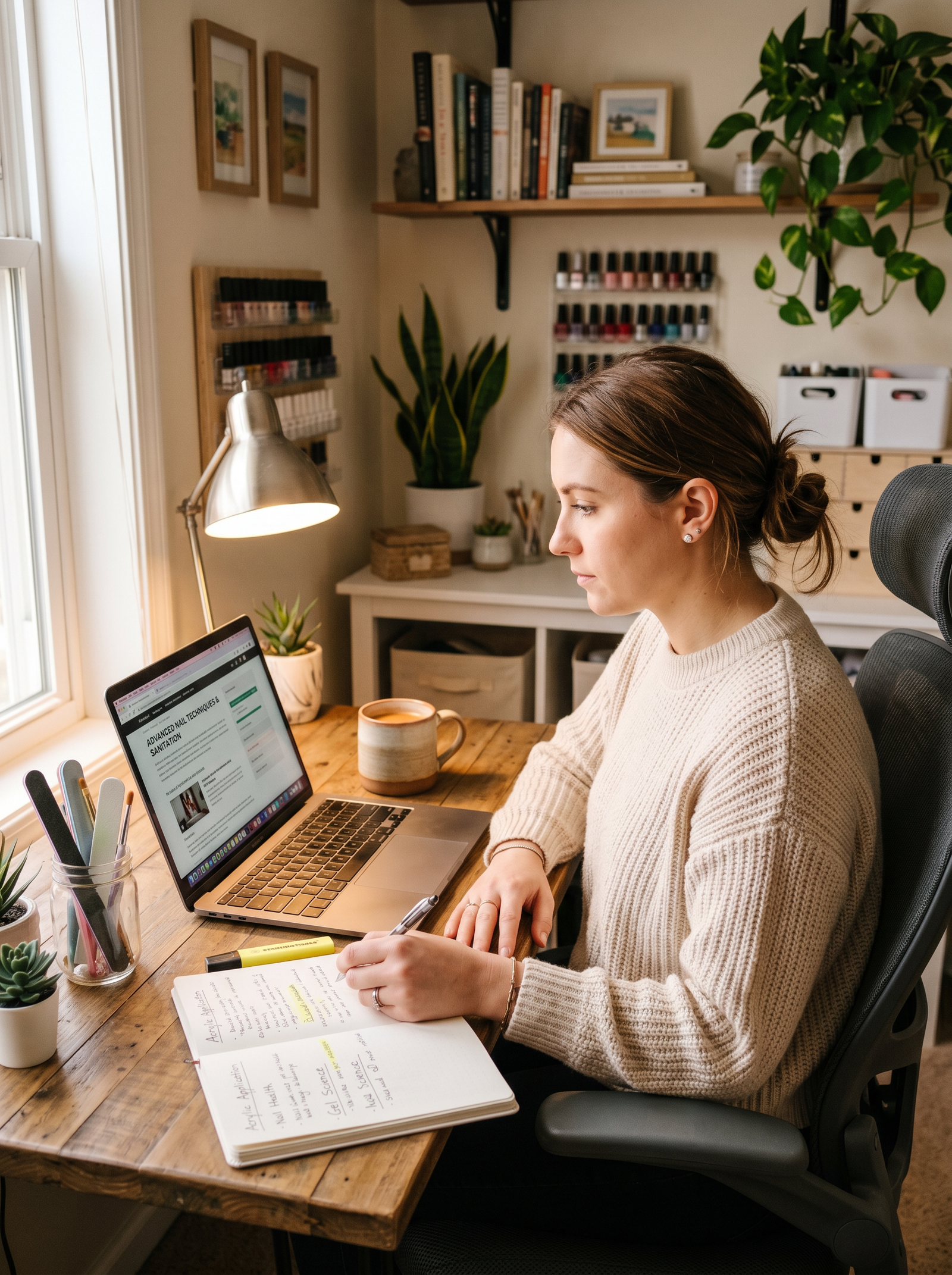 TDLR login help — cosmetologist resetting password on laptop